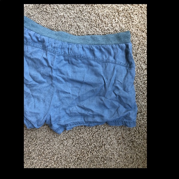 F21 chambray denim shorts Sz L - Picture 5 of 12